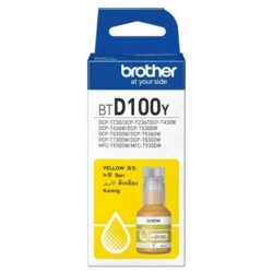 Brother BTD100Y Orijinal Ultra Yüksek Verimli Sarı Mürekkep 