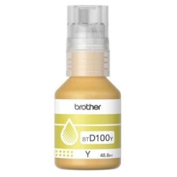 Brother BTD100Y Orijinal Ultra Yüksek Verimli Sarı Mürekkep - 2
