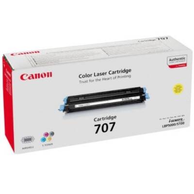 Canon CRG-707/9421A004 Sarı Orijinal Toner - 1