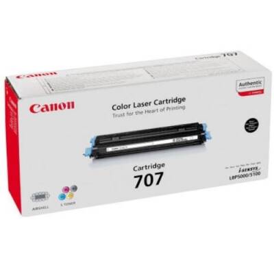 Canon CRG-707/9424A004 Siyah Orijinal Toner - 1
