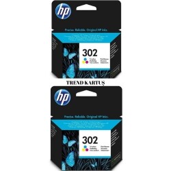 Hp 302-F6U65AE 2li Renkli Orijinal Kartuş - 1