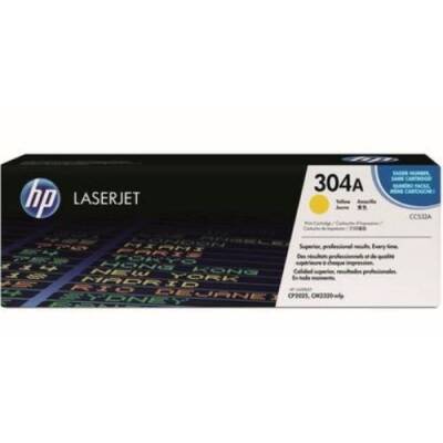 Hp 304A-CC532A Sarı Orijinal Toner - 1