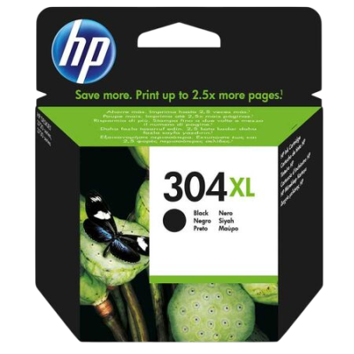 Hp 304XL-N9K08AE Siyah Orjinal Kartuş Yüksek Kapasiteli - 1