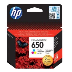 Hp 650-CZ102AE Renkli Orijinal Kartuş - Hp