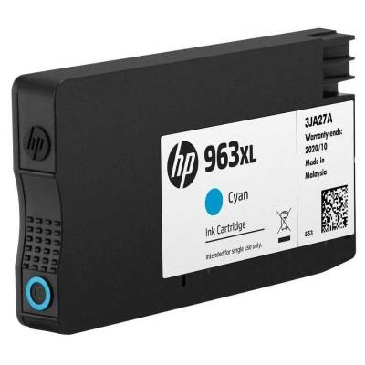 Hp 963XL-3JA27AE Mavi Orijinal Kartuş Yüksek Kapasiteli - 2