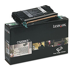 Lexmark C522 C5220KS Siyah Orijinal Toner - Lexmark