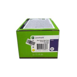 Lexmark Cx725 - 84C5HYE SARI Fotokopi Toneri Yüksek Kapa - Lexmark