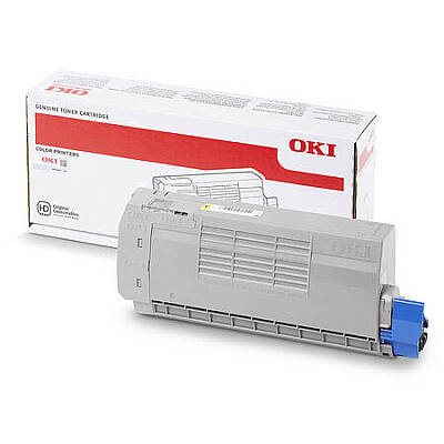 OKI C710 44318621 Sarı Orijinal Toner - 1